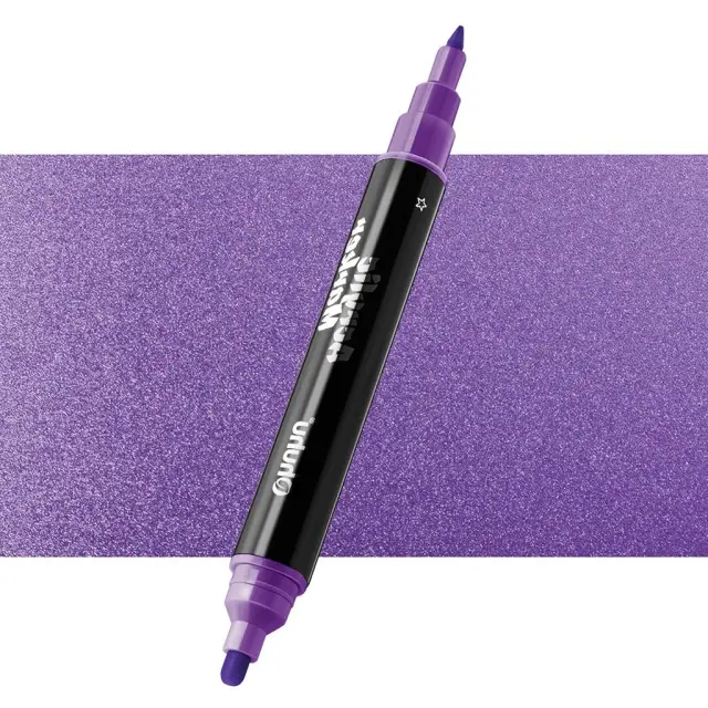 Ohuhu Acrylic Marker με Διπλή Μύτη M712 - Metallic Purple (OHUHU)