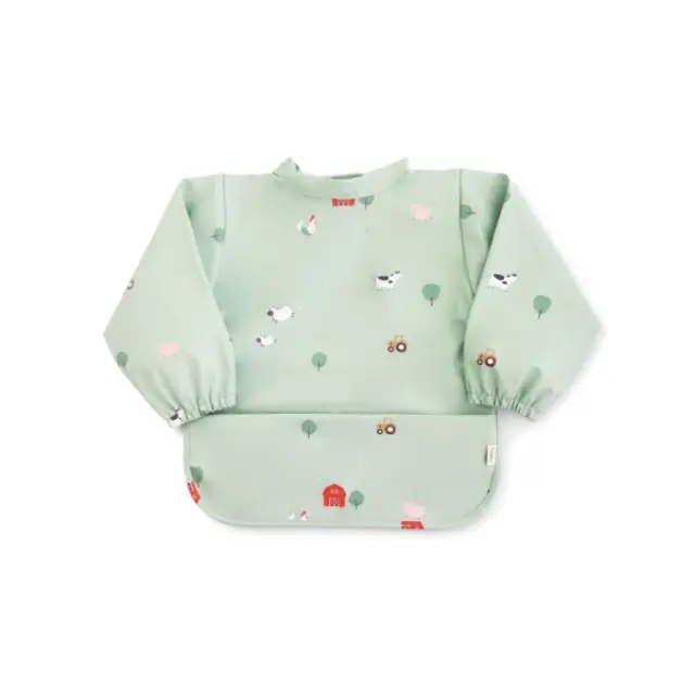 Σαλιάρα-Ποδιά Αδιάβροχη με Μανίκια Saro Funny Farm