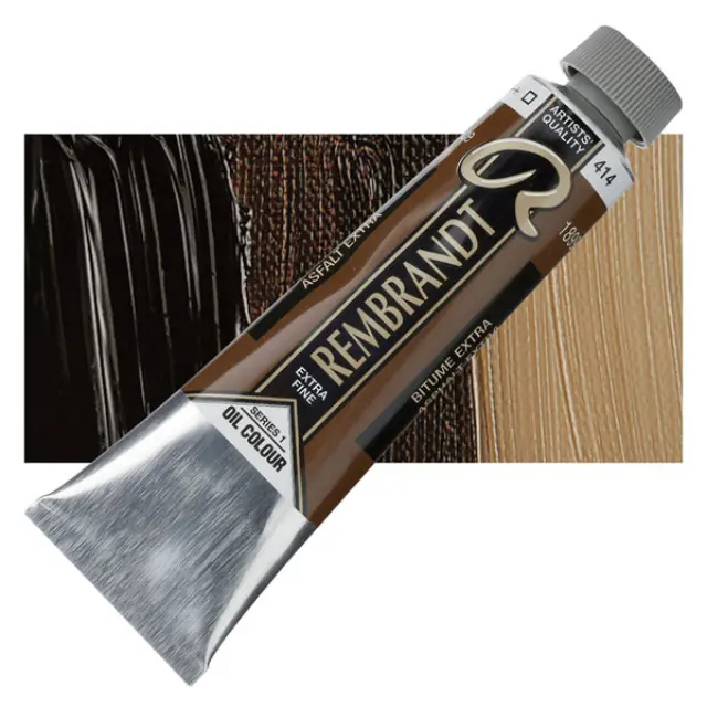 Λάδι Talens Rembrandt - 414 Asphaltum Extra - 40ml