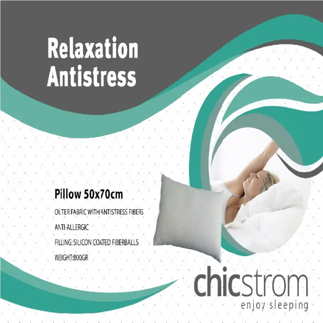 Chic Strom Μαξιλάρι Ύπνου Relaxation Antistress / 50x70cm 2