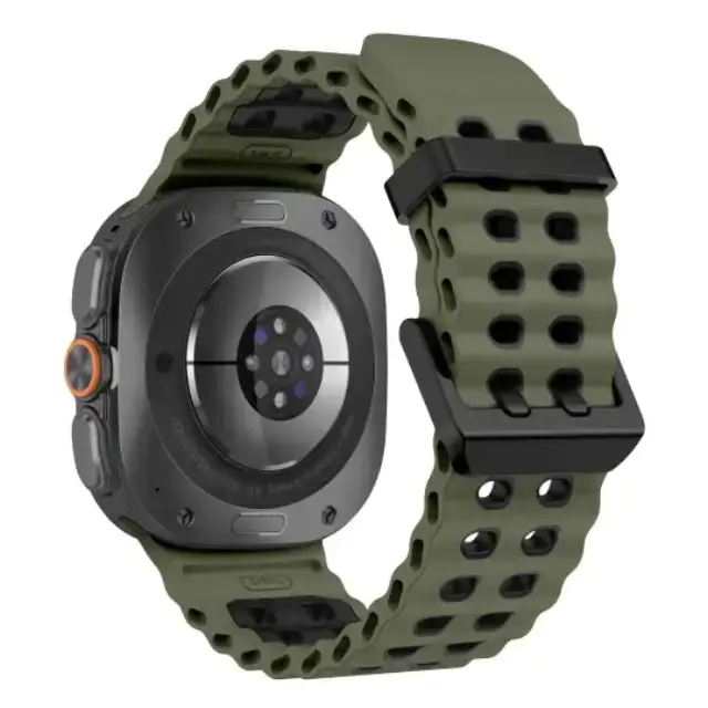 Tech-protect Iconband Pro Samsung Galaxy Watch Ultra 1 / 2 2024-2026 (47 Mm) Military Green/black 2