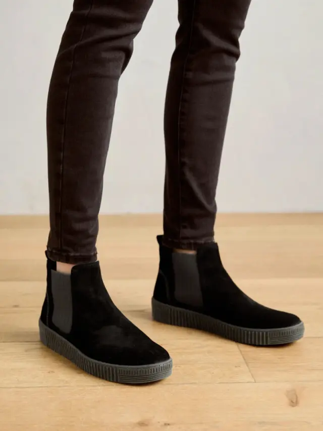 Gabor Μποτάκια Γυναικείο δέρμα suede Μαύρο GAB/73731 003-BLACK - 41 2