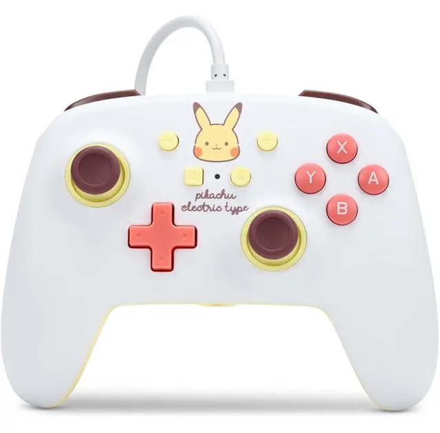 PowerA Enhanced Wired Controller for Nintendo Switch - Pikachu Electric Type - Nintendo Switch