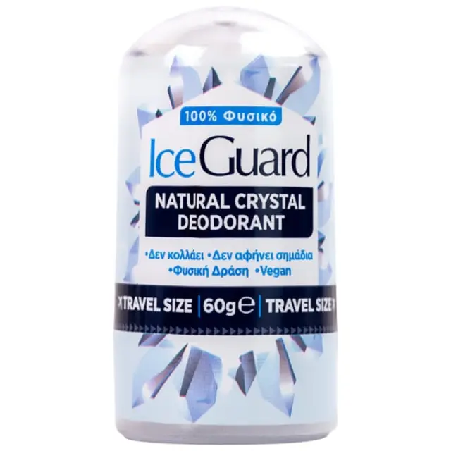 Ice Guard Φυσικό Κρυσταλλικό Αποσμητικό Mini Travel Size 60γρ