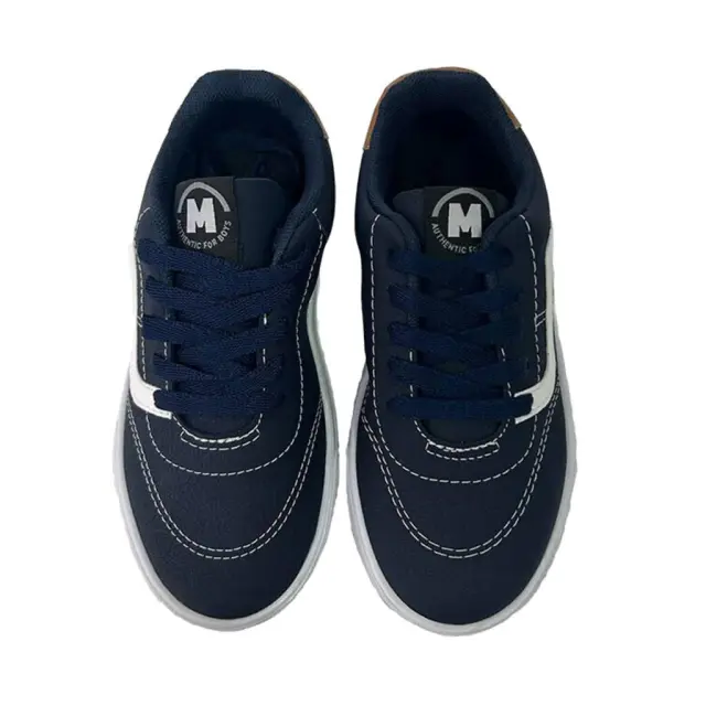 Molekinho Παιδικά Sneakers με Κορδόνια White Line 3
