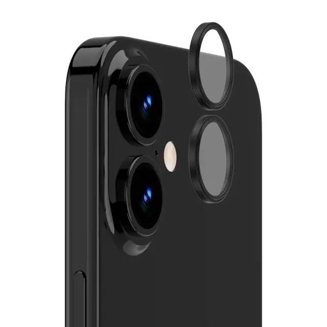 Camera Glass Black for iPhone 16/16 Plus
