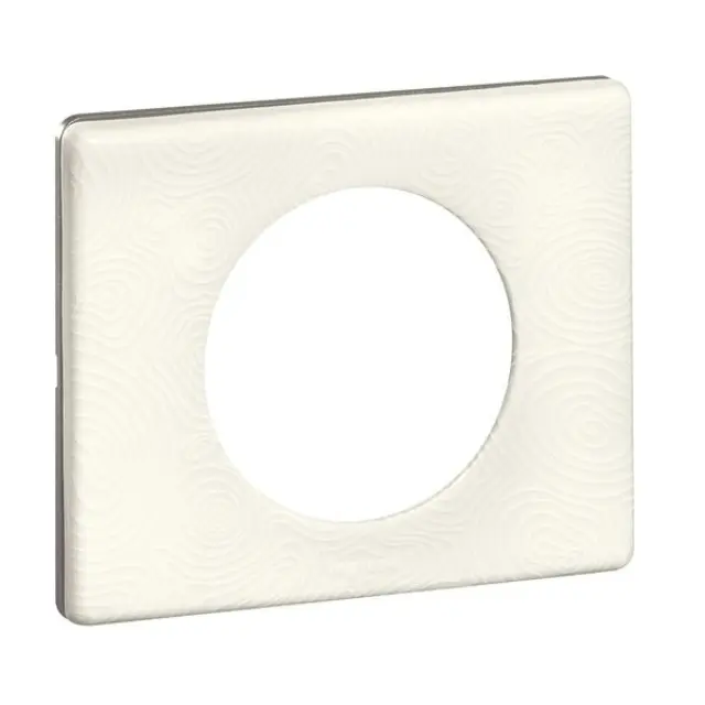 Plate IP20, IK02, 53.6 mm, 100 mm, 8.5 mm, 1-Gang