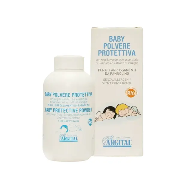 ARGITAL Baby Line Protective Powder – Φυσική Προστατευτική Πούδρα για Μωρά, 60gr