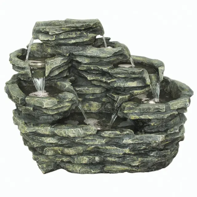 Σιντριβάνι Βράχος Με Φως 82x44x58cm