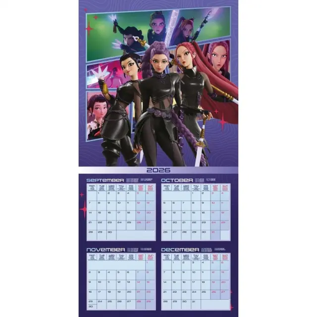 HMEΡΟΛΟΓΙΟ ΤΟΙΧΟΥ KPOP DEMON HUNTERS (PLASTIC FREE) 30X30 2027 CALENDAR DAN2729927E 3