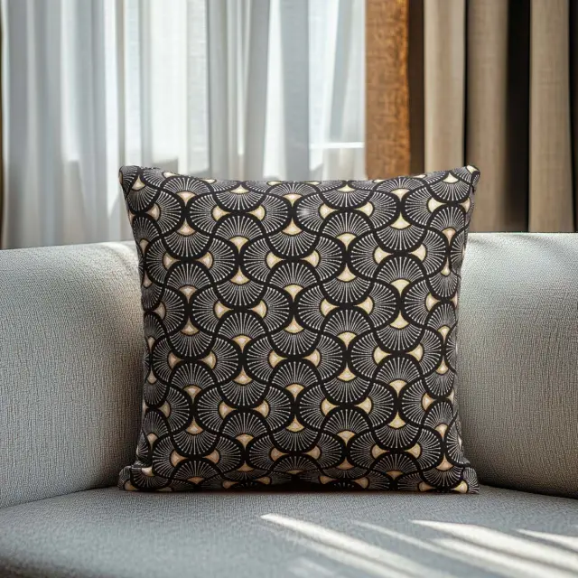 Beauty Home ΜΑΞΙΛΑΡΟΘΗΚΗ ΣΤΟΦΑ SCALE WAVE LUXURY 40 x 40 cm