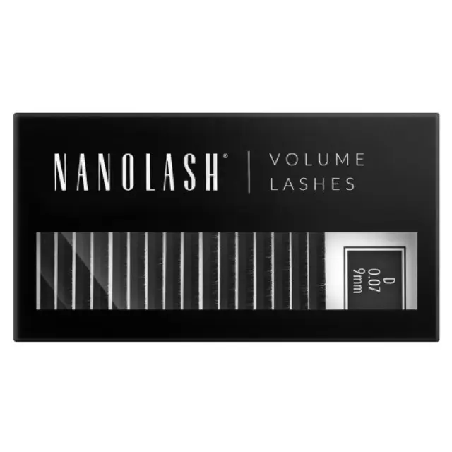 Nanolash Volume Lashes 0.07 D false eyelashes 9 mm