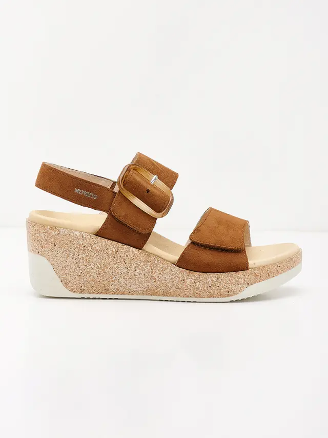Mephisto Πέδιλα Γυναικείο δέρμα Nubuck Καφέ MEP/GIULIA HAZELNUT - 41 3