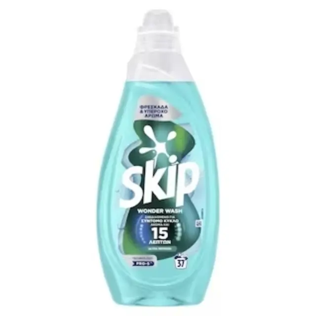 Skip Wonder Wash Ultra Refresh Υγρό Απορρυπαντικό Ρούχων 37 Μεζούρες