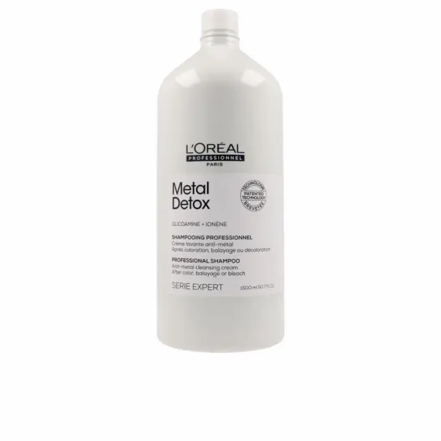 L´Oréal Professionnel Série Expert Metal Detox Professional Shampoo Anti-metal Cleasing Cream cleansing shampoo for gloss and protection of dyed hair 1500 ml