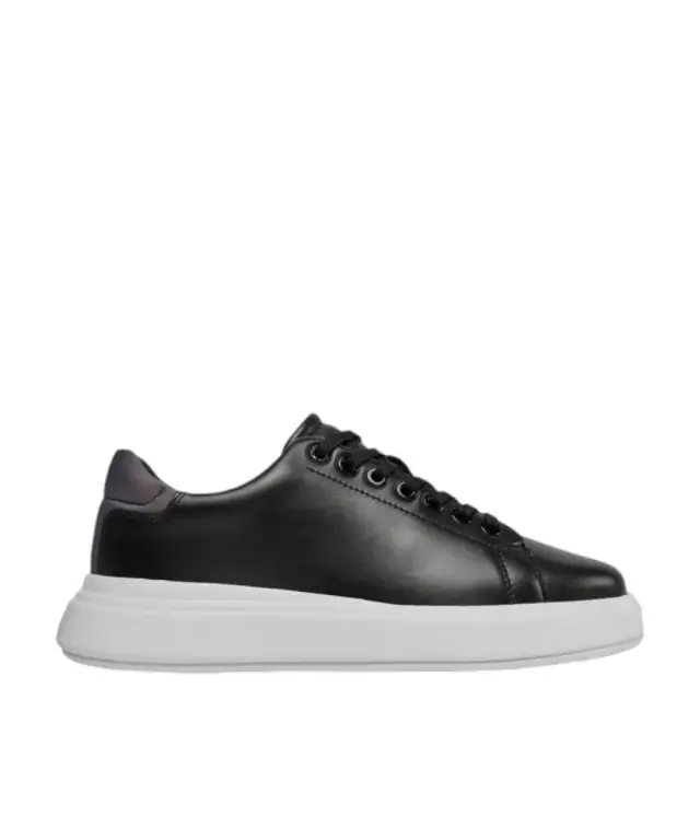 Calvin Klein - Γυναικεία Sneakers Raised Cupsole Lace Up Luminous HW0HW01997-BEH Μαύρο
