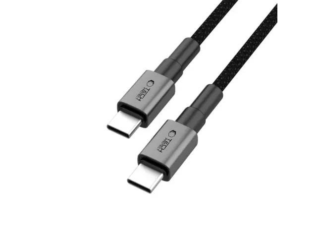 Tech-Protect® DNA Ultraboost Καλώδιο USB-C σε USB-C 60W 3A 1m/Iron Grey. 2