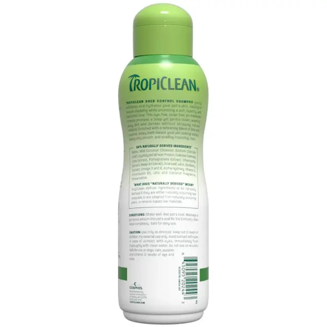 Tropiclean Shed Control Σαμπουάν Σκύλου & Γάτας 592ml Μονόχρωμο 2