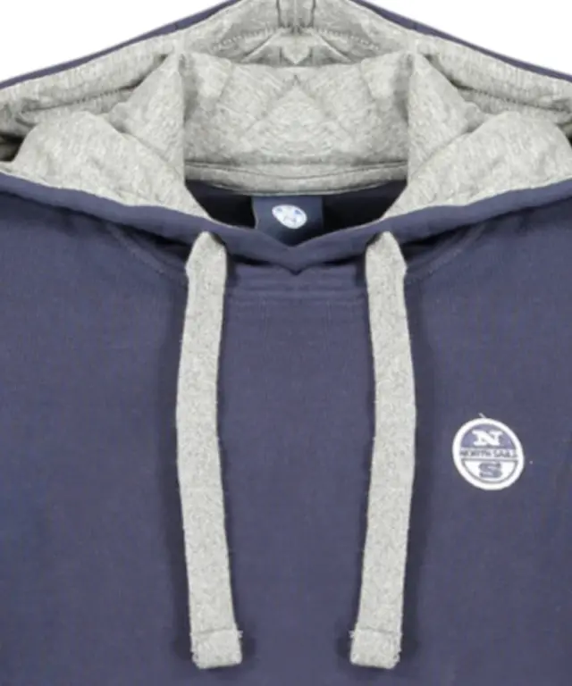 North Sails - Ανδρικό Φούτερ Regular Fit 993026-000-0802 Μπλε Σκούρο 3