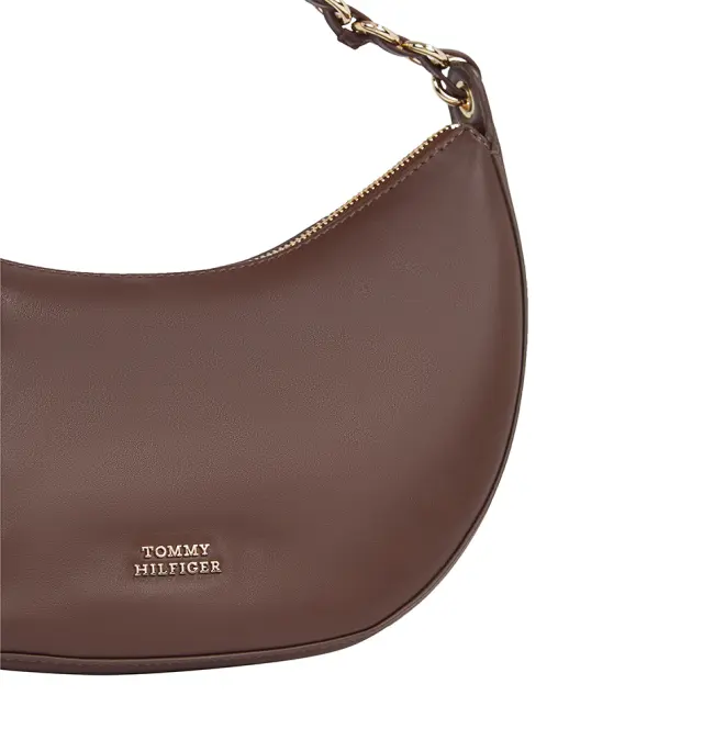 Τσάντα TOMMY HILFIGER Moon Leather Crossover 17467 Καφέ 3