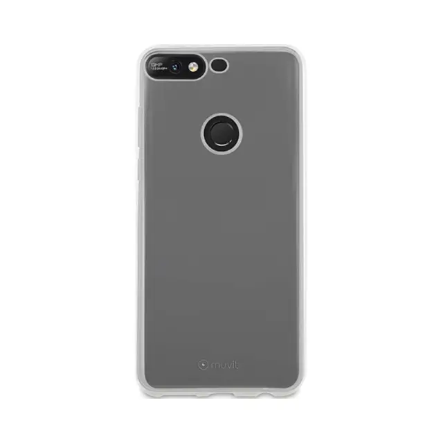 Θήκη Σιλικόνης Muvit Crystal Soft Case Huawei Y7 2018 / Y7 Prime 2018 / Honor 7C Διάφανη
