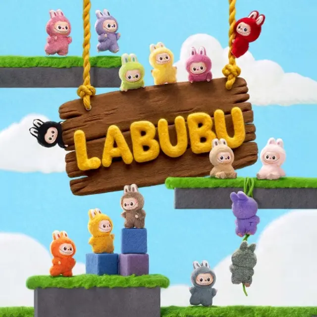 Labubu THE MONSTERS PIN FOR LOVE SERIES-Vinyl Plush Pendant Blind Box (N-Z) 2