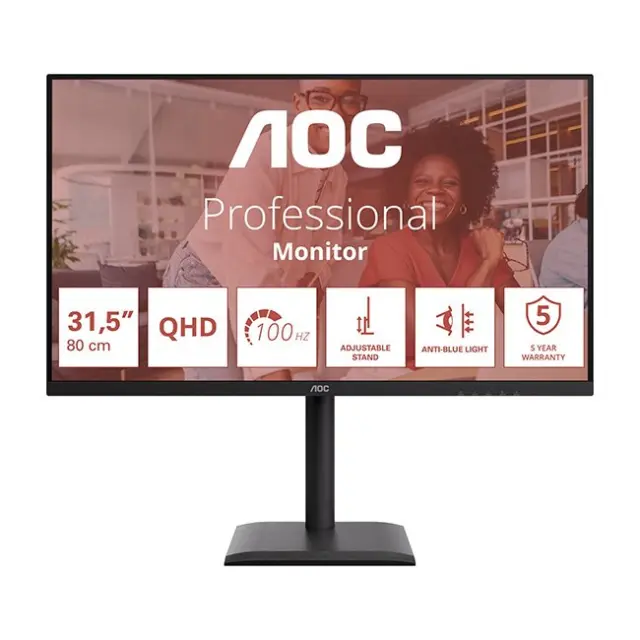AOC Q32E4U IPS HDR Gaming Monitor 31.5" QHD 2560x1440 με Χρόνο Απόκρισης 4ms GTG