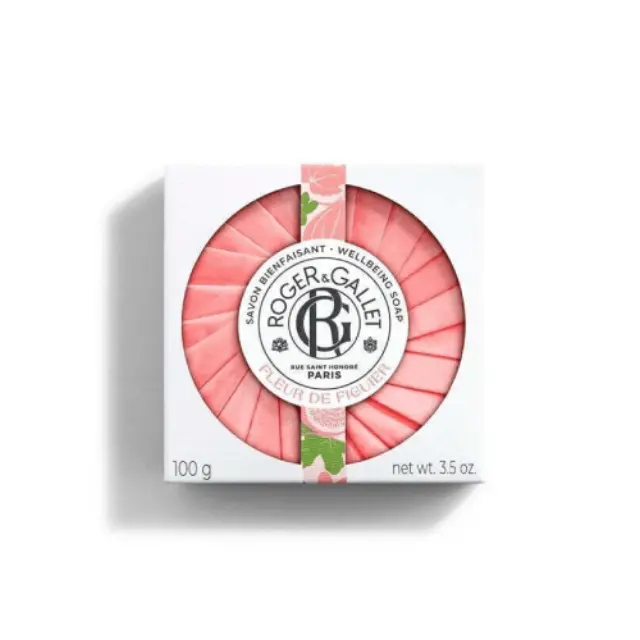 Roger & Gallet Fleur de Figuier Soap Αναζωογονητικό Σαπούνι με Άρωμα Ανθού Συκιάς, 100gr