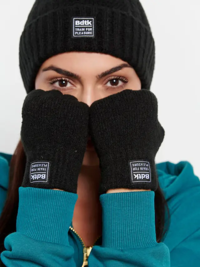 Bodytalk Accessoriesco Gloves Black 1242-972668