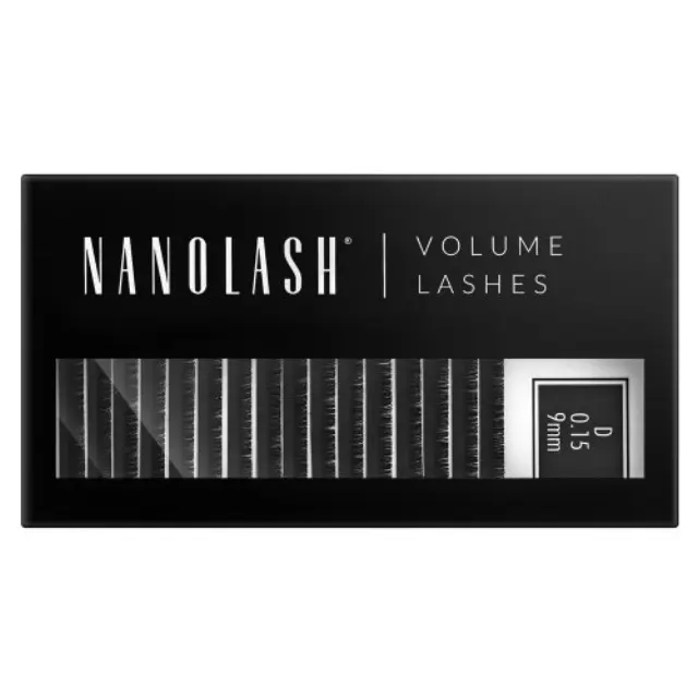 Nanolash Volume Lashes 0.15 D false eyelashes 9 mm