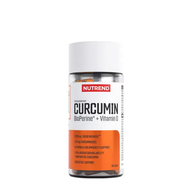 Nutrend Curcumin + Bioperine + Vitamin D