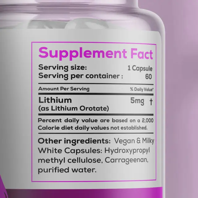 Oly Lithium Orotate 5 mg 2