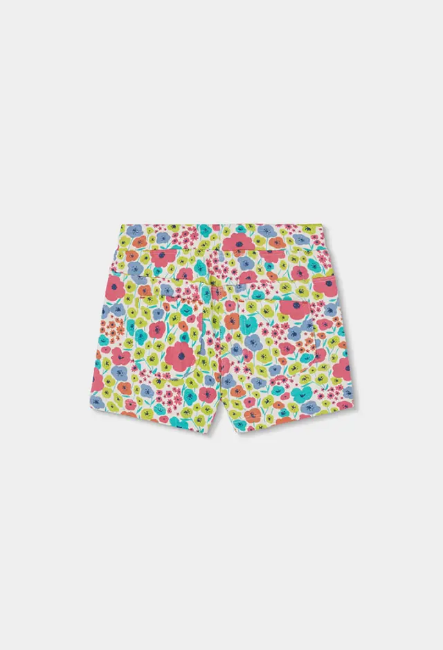 Boboli fleece βερμούδα σορτς floral για κορίτσι 313074-9801 2