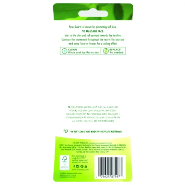 EcoTools Mini Rose Quartz Facial Roller 2