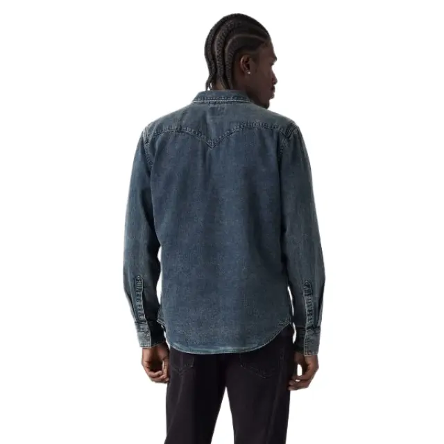 Levi's Barstow Standard Fit Western Shirt ανδρικό τζιν πουκάμισο 857440132-1 2