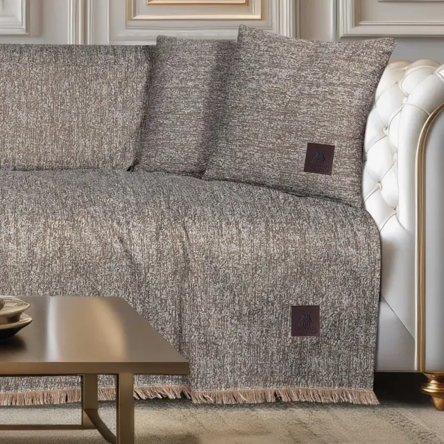 Ριxτάρι Τριθέσιο 180x300 Greenwich Polo Club Essential 3990 Beige 100% βαμβακερό 2