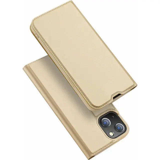 Θήκη Dux Ducis Skin Pro Book Δερματίνης Χρυσό (iPhone 13 mini)