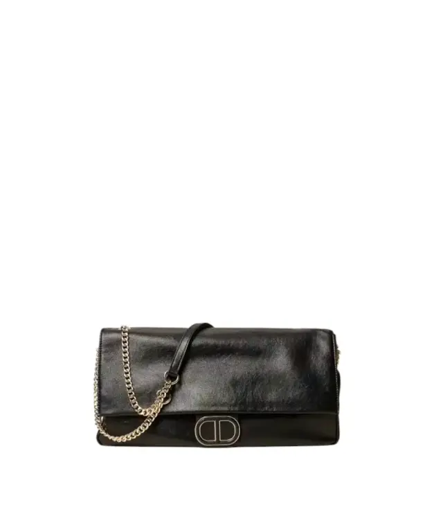 Twinset - Γυναικεία Τσάντα Soft Shoulder Oval T 252TD8120-00006 Μαύρο