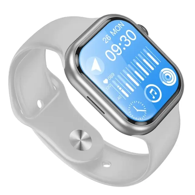 Hoco Smartwatch Bluetooth 2.02 ιντσών με λειτουργία κλήσεων και καρδιακού ρυθμού Ασημί Y23