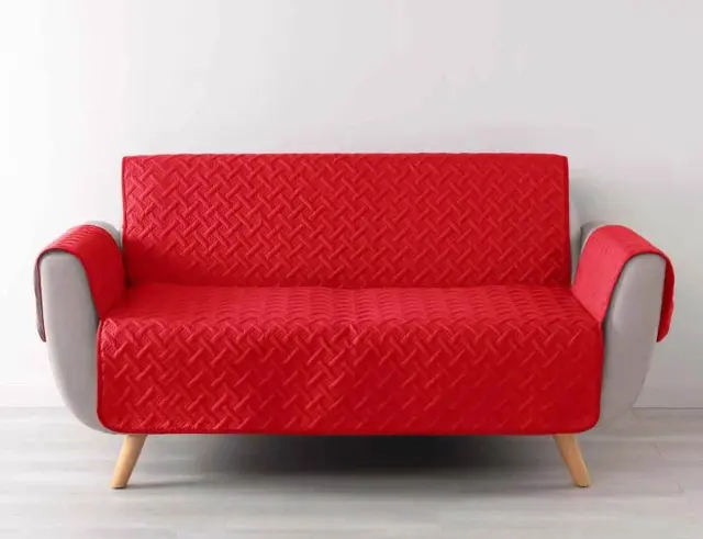 Κάλυμμα Καναπε Lounge Douceur d'intérieur με διαστάσεις 223x179cm - Red 1610044 2