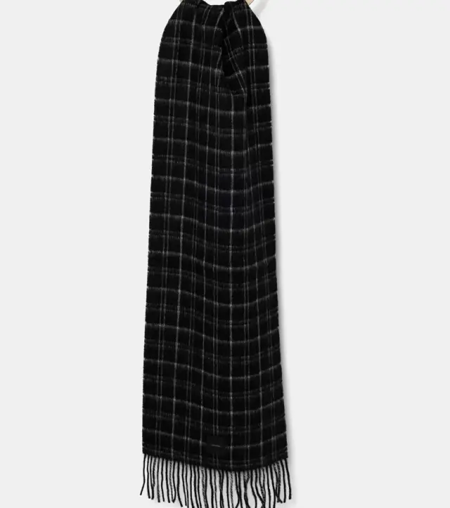 Ανδρικό Μάλλινο Κασκόλ Calvin Klein K50K512529 BEH Μαύρο Μαύρο - One Size 2