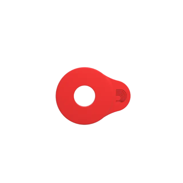D Addario Flex Lock Strap Block, 4-Pk Red 2