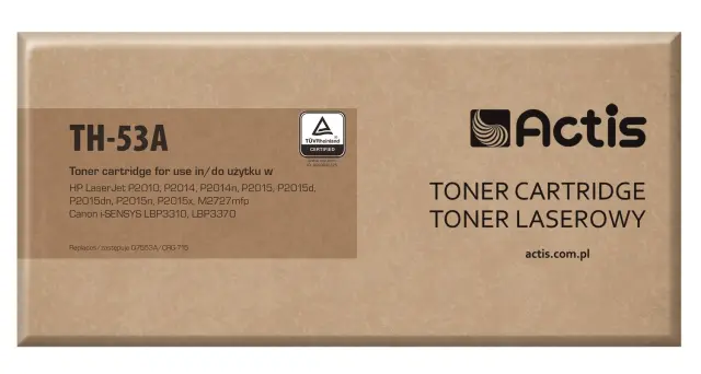 Actis TH-53A Toner (replacement for HP 53A Q7553A, Canon CRG-715; Standard; 3000 pages; black)