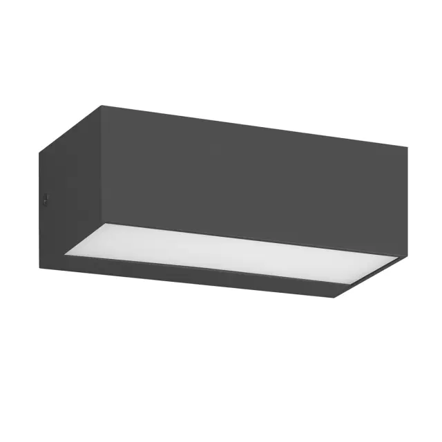 Pam Φωτιστικό Led τοίχου Up/down 12W 4000K IP65 23x9x10.1cm ανθρακί