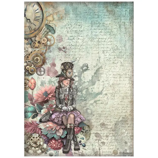 Ριζόχαρτο ντεκουπάζ Stamperia 21x29cm A4, Master of Magic, Lady
