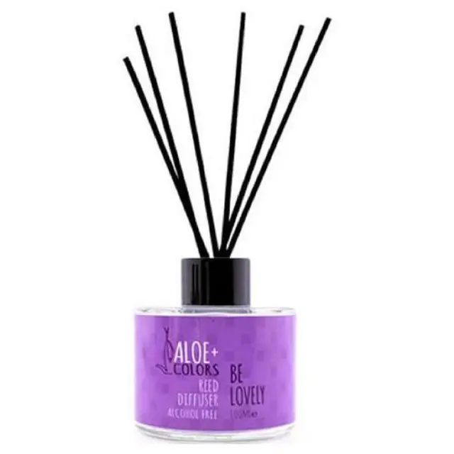 Aloe+ Colors Be Lovely Reed Diffuser Αρωματικό Χώρου με Άρωμα Καραμέλα-Πικραμύγδαλο, 125ml