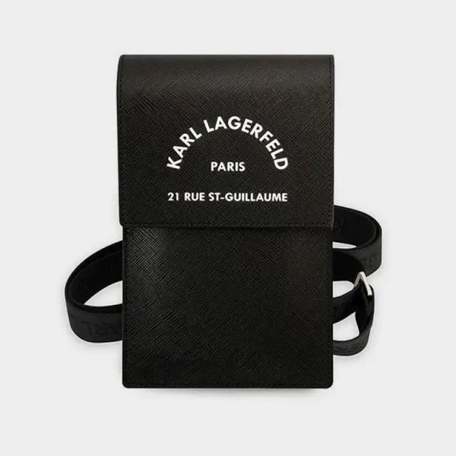 Universal τσαντάκι - Θήκη Για Κινητό 6.1" Karl Lagerfeld KLWBSARSGK Μαύρο - ONESIZE