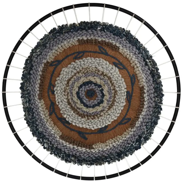 Διακοσμητικό Τοίχου Πολύχρωμο Ύφασμα 78x2x78cm