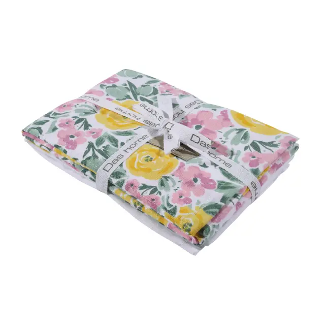 Πετσέτες Κουζίνας Σετ 2 Τεμ 40Χ65 Cotton Das Home 0639 Πολύχρωμο