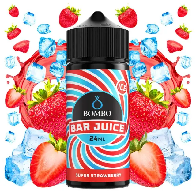 Bar Juice Super Strawberry 24ml (120ml) - Bombo Flavorshots